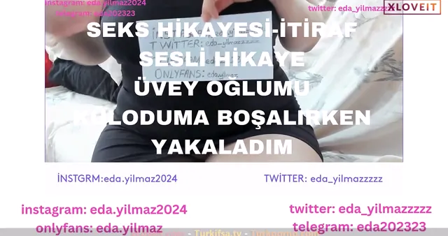 Seks Hikayesi itiraf Eda Yılmaz Üvey oğlunu yakaladı — Eda Yılmaz — Türk ifşa · sahne 2