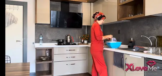 Para Karşılığı Porno — Fatma ile Her telden ifşa kahvaltı rutini seyret — Fatma ile Her Telden