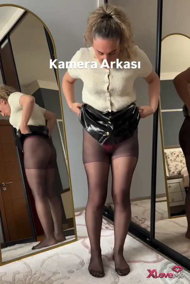 Youtube Katıl — Özlem Aksu ifşa Deri etekli videonun kamera arkasını paylaştı — Özlem Aksu